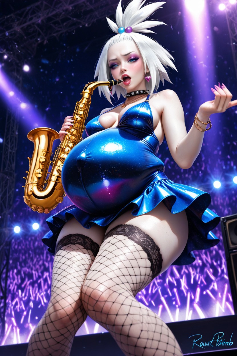 Gaunt Thighs, Fashion Model Ass, Close Up Hentai IA