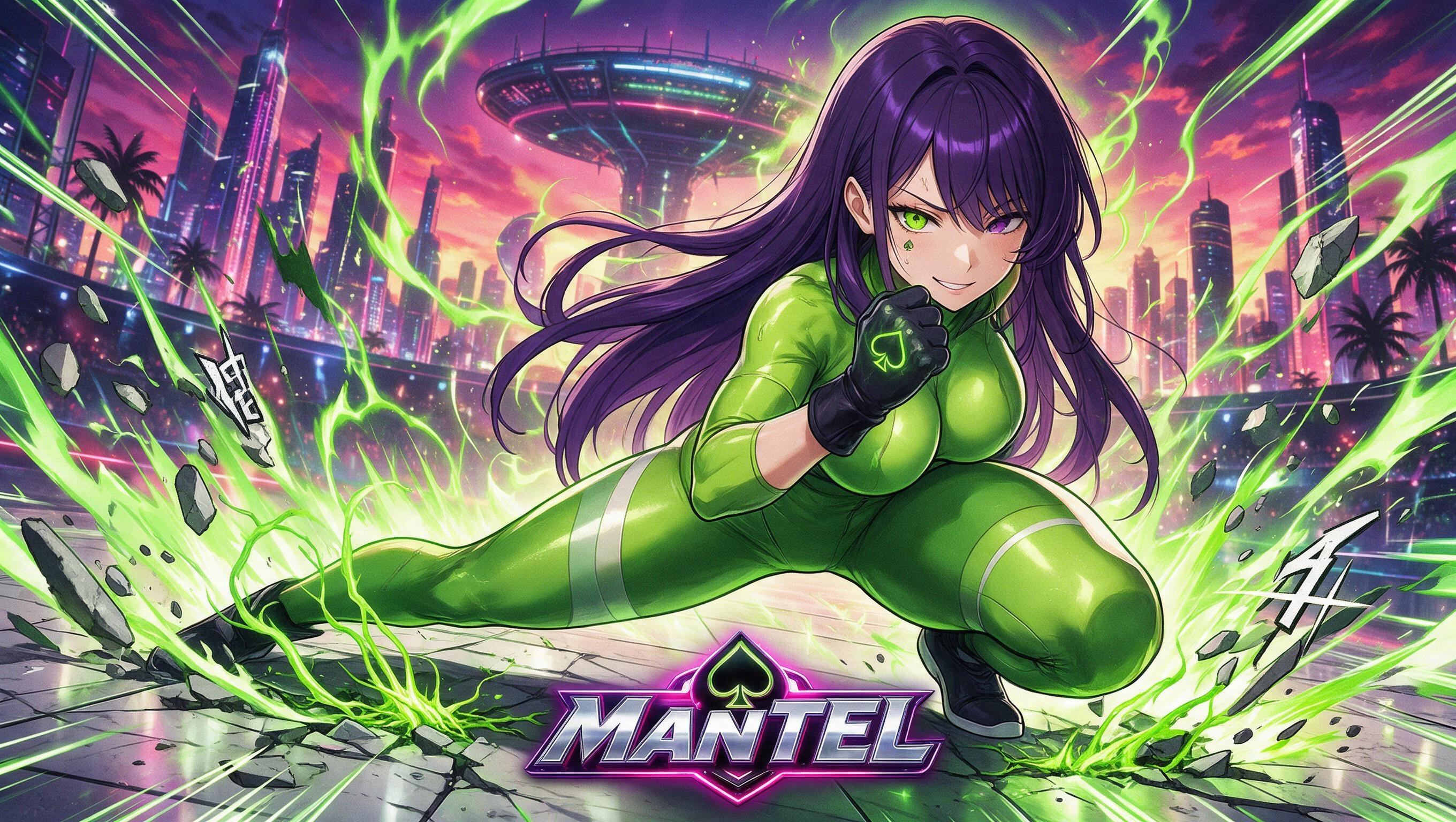 Spade‑patterned Glove Glowing, Dramatic Low Angle, Ultra‑detailed Hentai AI Porn