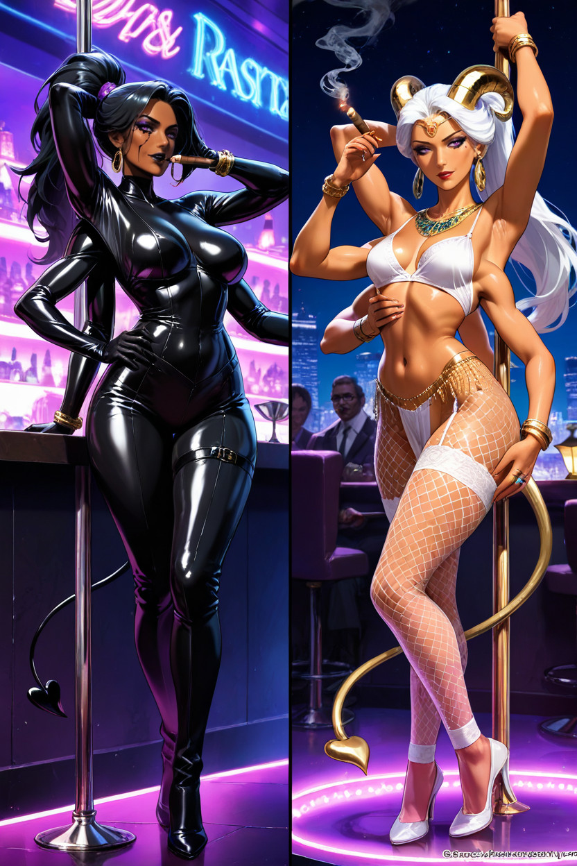 Perfect Fit Body, Lesbian, K Hentai AI Porn