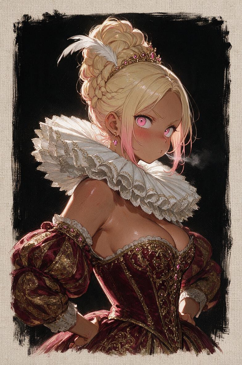 Emotionless, Rim Lighting, Gyaru Hentai IA