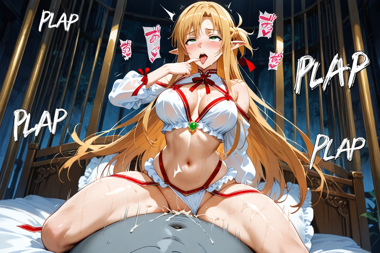 Pointed Elf Ears, Midriff Exposed, Moaning Hentai AI Porn
