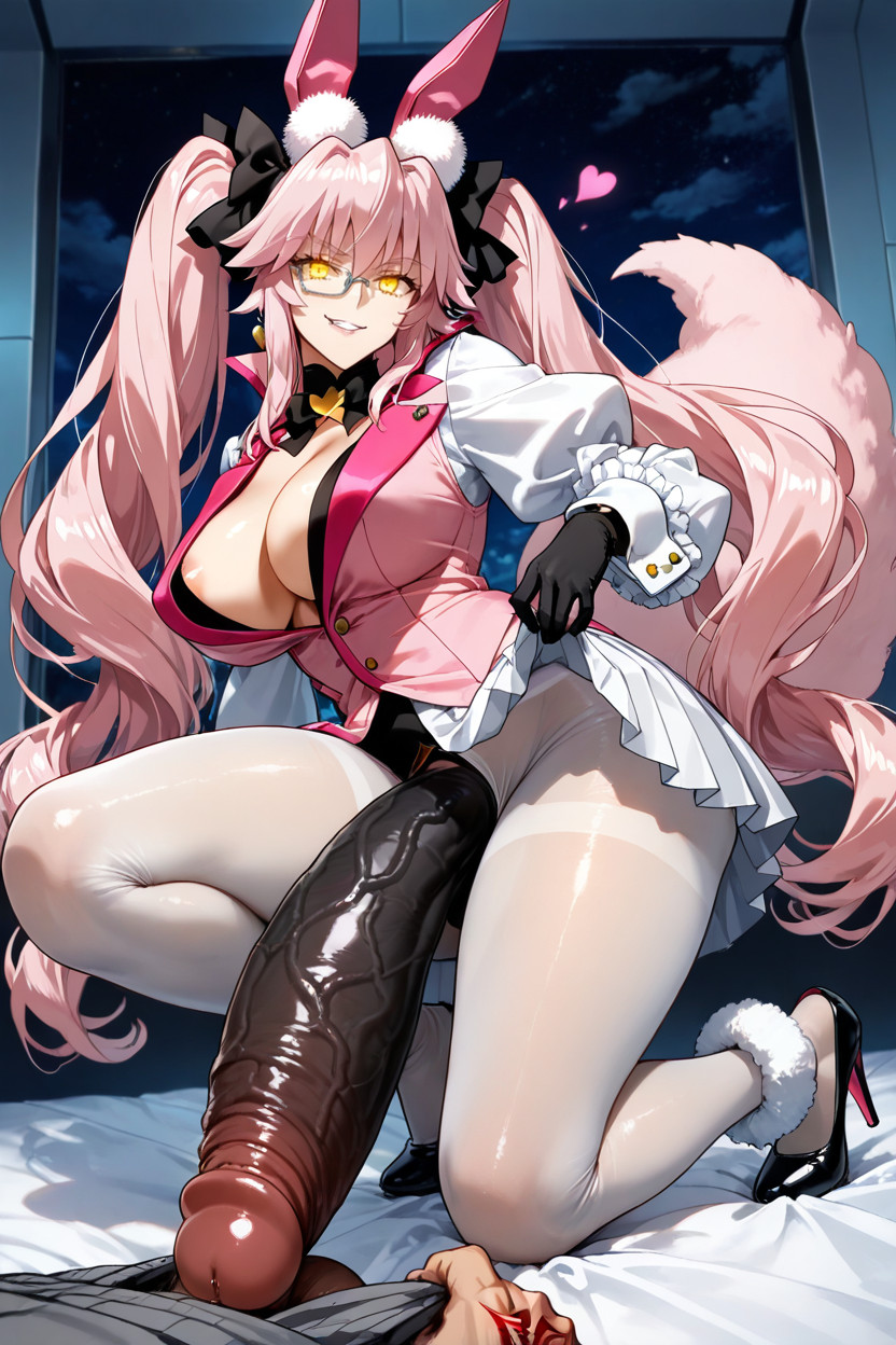 Full Leg View, Hearts, Subtle Smile Hentai AI Porn