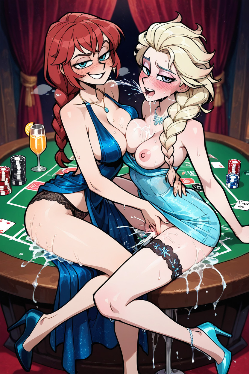 Halter Dress, Perverted Eyes, Arched Back Hentai AI Porn