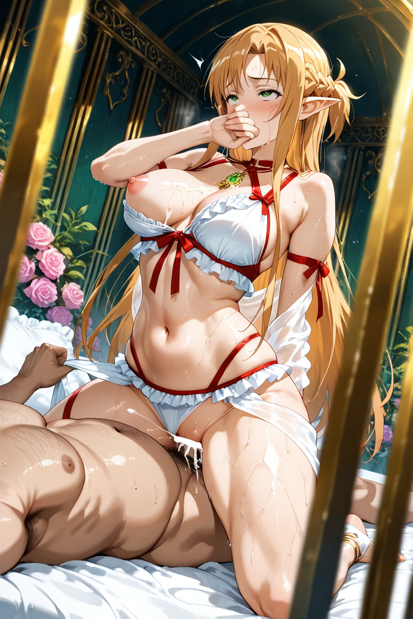 Revealing Clothes, Navel Exposed, Ahegao Hentai AI Porn