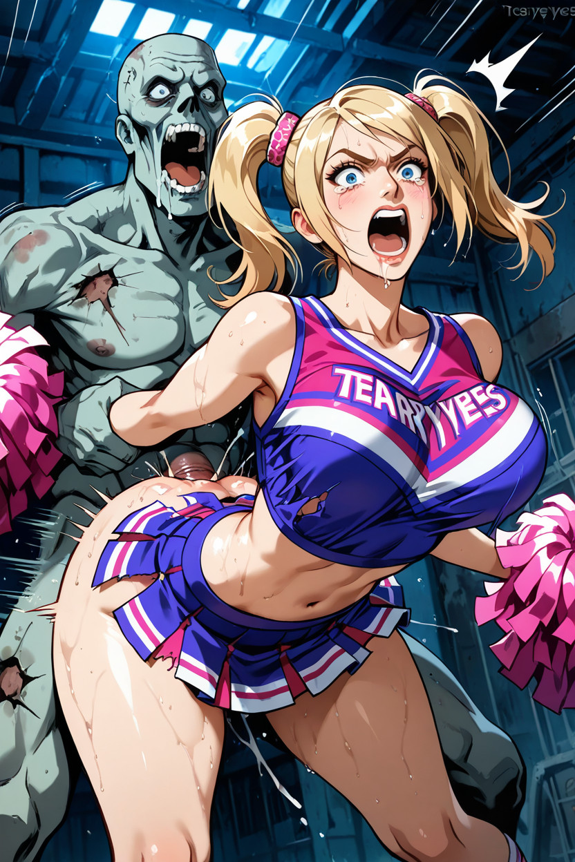 Drooling, Very Ripped Clothes, Tearyface Hentai IA