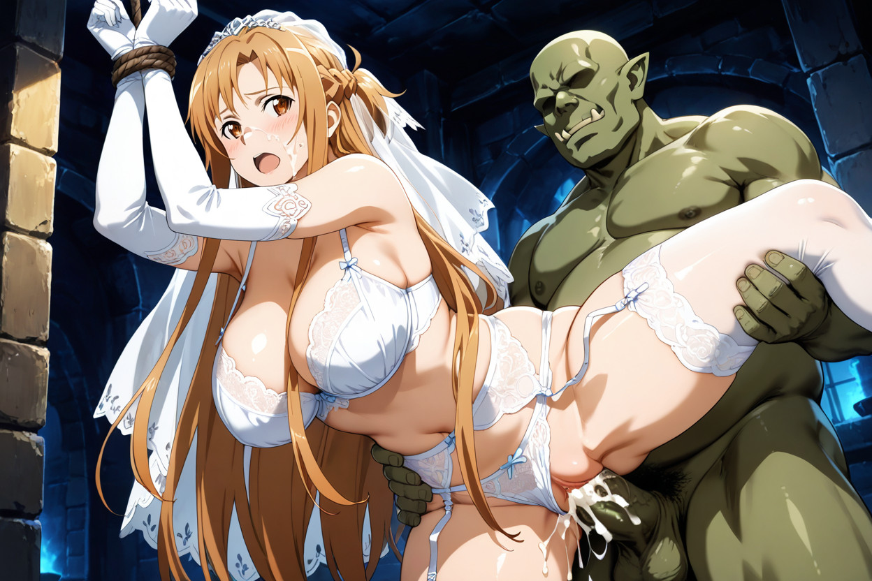 Outstretched Legs, Brown Eyes, French Braid Hentai IA