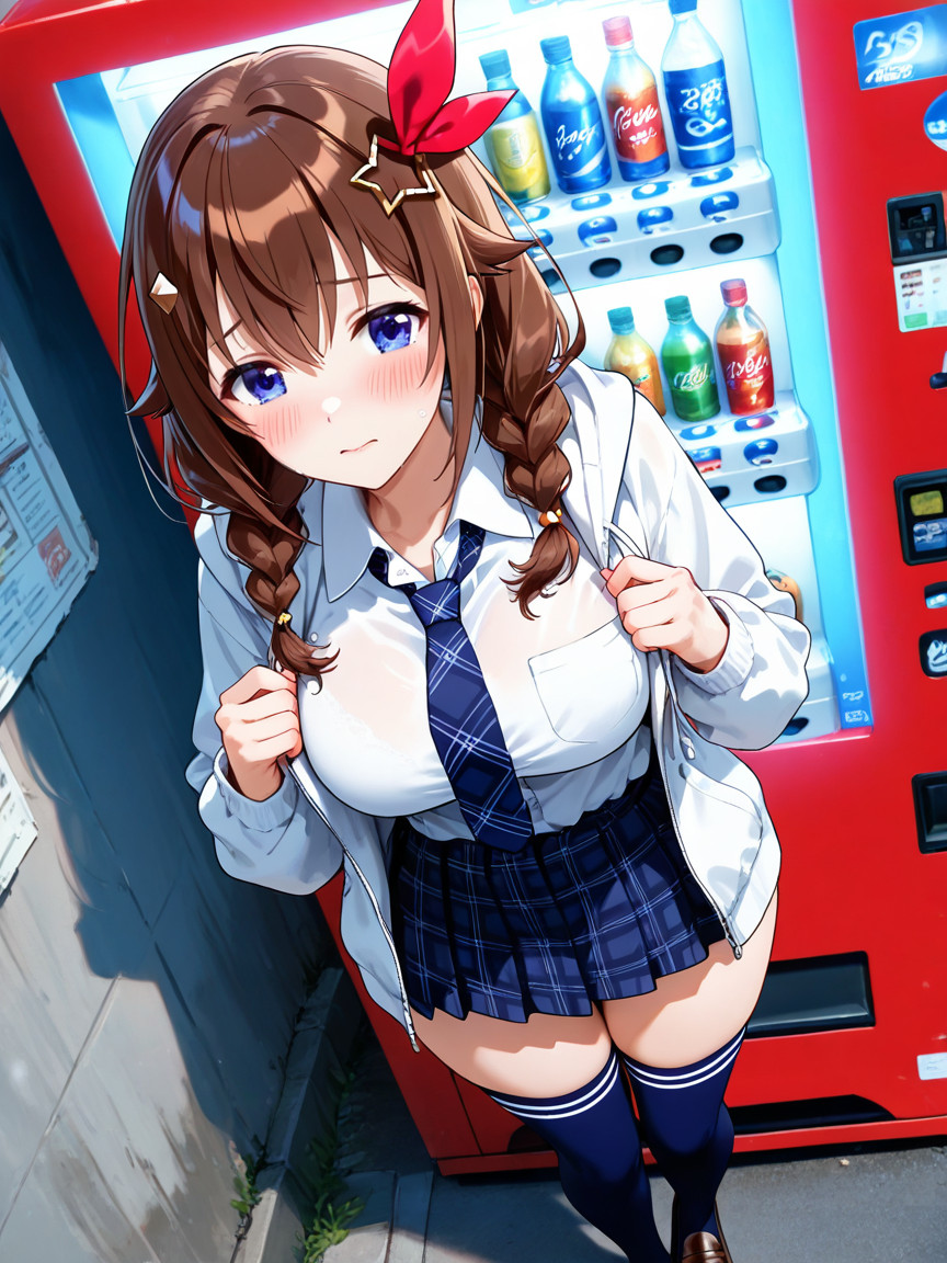 Standing, Hdr, Detailed 헨타이 AI 야짤