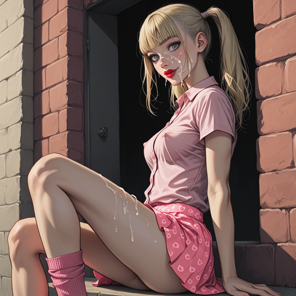 Big Lips, Eyelashes, Blonde Hentai AI Porn
