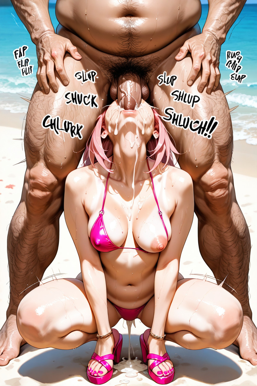 Delighted, Pechos Pequeños, Microbikini Hentai IA