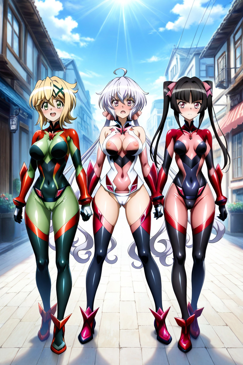 Smooth Skin, Pubic Hair, Maigre Porno IA Hentai